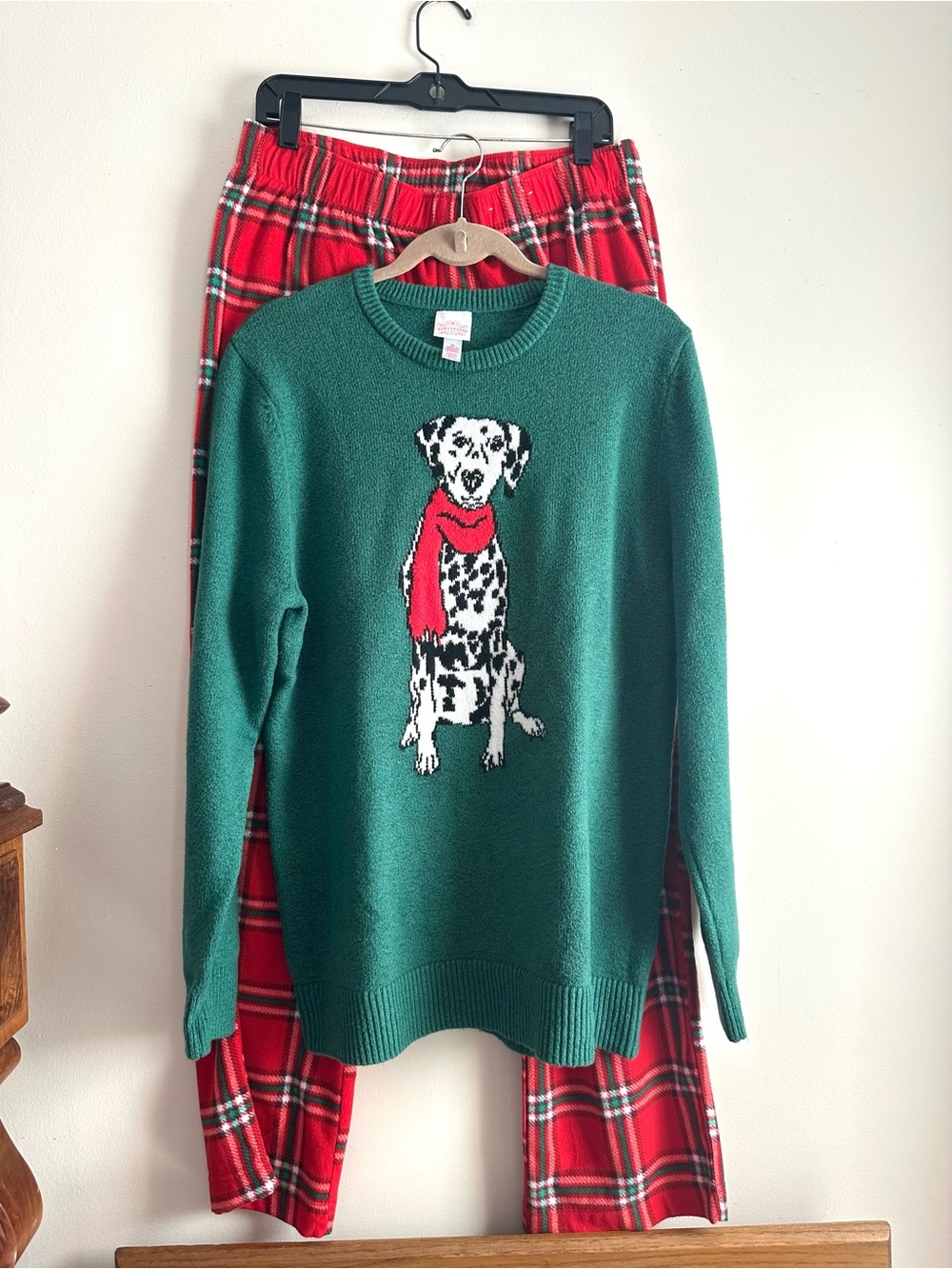 Wondershop Matching Holiday Pajama Set Dalmation Plaid